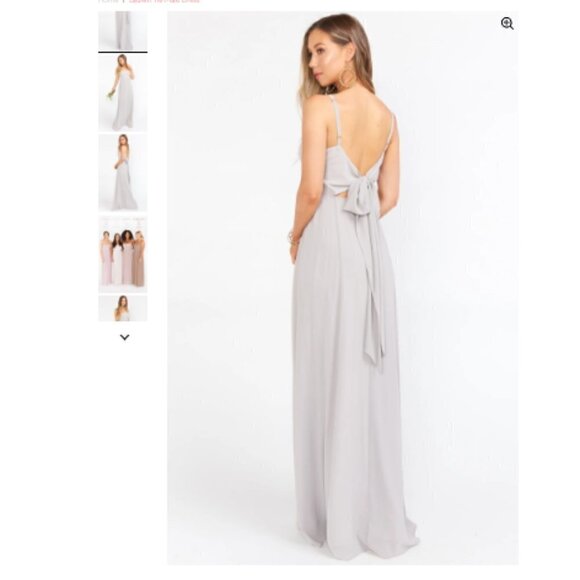 Show Me Your MuMu Dresses & Skirts - SHOW ME YOUR MUMU | Lauren Tie Maxi Dress Small